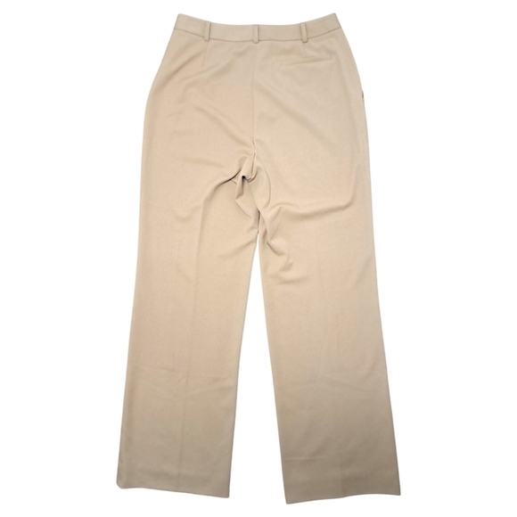 Brooks Brothers Stretch Fine Twill Wide-Leg Trouser Pants Size 8 - Picture 9 of 11